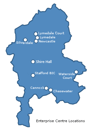 Enterprise Centre Locations map