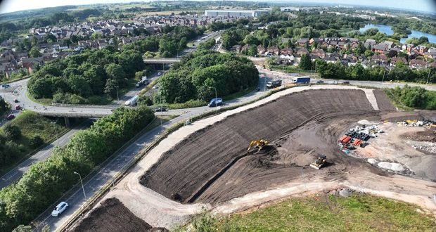 Multi-million-pound improvements at major Staffordshire transport gateway progresses