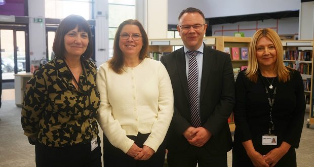 Major refurbishment of Staffordshire library reaches significant  milestone