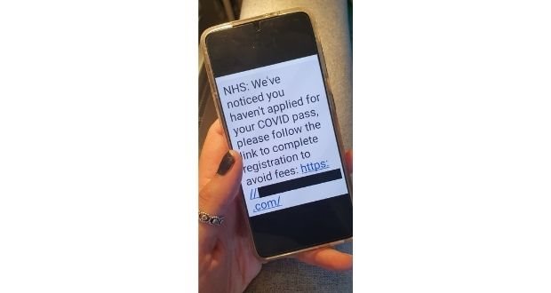 People Urged to Watch Out for Phoney NHS Covid Pass Texts