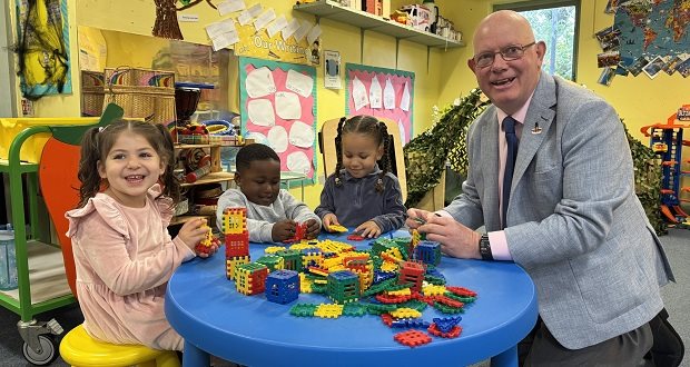 Funded childcare initiative supports 20,000 Staffordshire families with more set to benefit