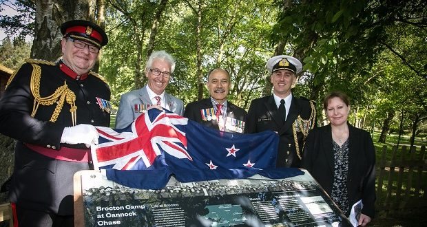 New memorial to remember New Zealand soldiers on Cannock Chase