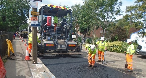 Shobnall Road improvements on track for August finish