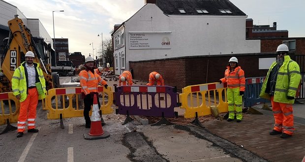 Work to improve cycling and walking in Stafford continues at pace