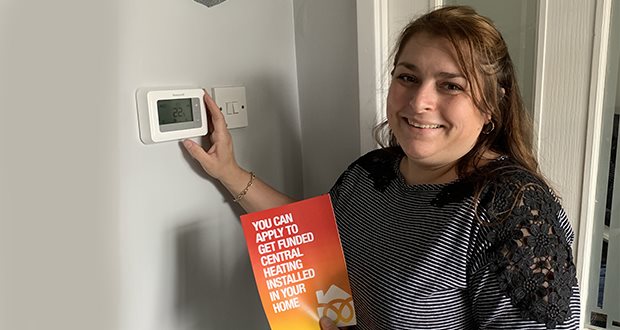 Staffordshire Families see life changing benefits from free central heating scheme