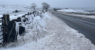 Staffordshire snow pic Jan 6