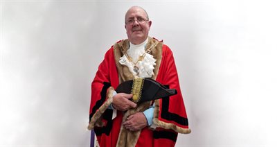 Mayor of Newcastle-under-Lyme Barry Panter (resized)