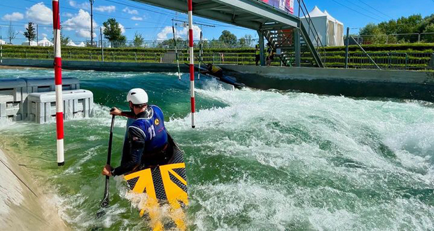 Image for Stone canoeist Adam Burgess gets silver at Paris Olympics