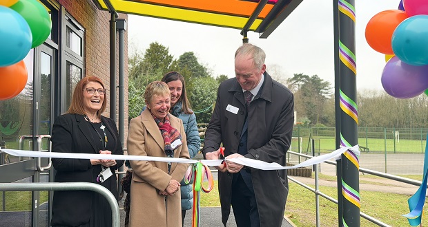 Image for Stafford special school children celebrate their new classrooms