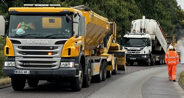 Image for More than 1.7m square metres of roads surface treated as Staffordshire fast tracks into next year's projects